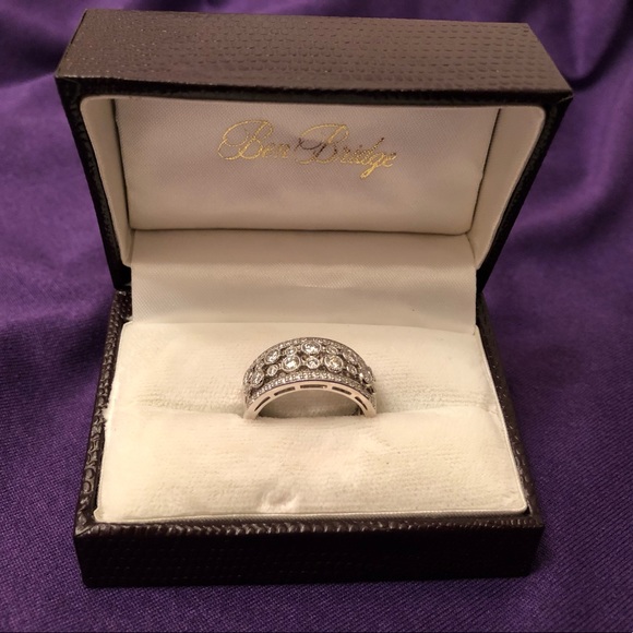 14K White Gold Diamond Ring 0.95cttw - Picture 5 of 8